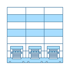 Image showing Warehouse Logistic Concept Icon