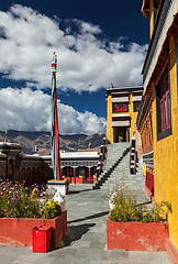 Image showing Thiksey monastery. Ladakhm, India