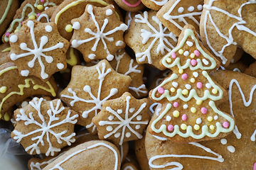 Image showing christmas tradition gingerbread background