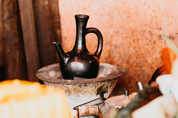 Image showing traditional Ethiopian coffee pot