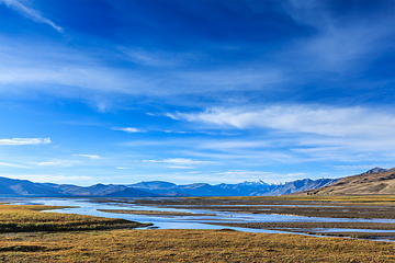 Image showing Tso Moriri lake in Himalayas, Ladakh, India