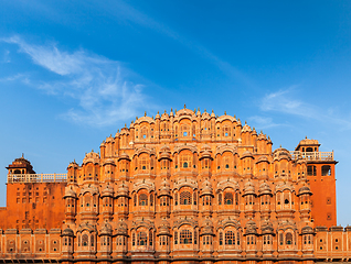 Image showing Hawa Mahal palace, Jaipur, Rajasthan