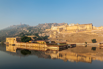 Image showing Amer (Amber) fort, Rajasthan, India