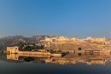 Image showing Amer (Amber) fort, Rajasthan, India