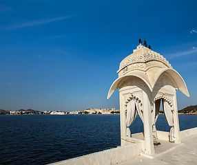 Image showing Lake Pichola. Udaipur, Rajasthan, India