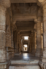 Image showing Jain temple in Ranakpur. Rajasthan, India