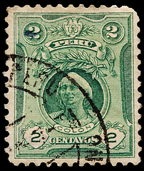 Image showing Christopher Columbus stamp