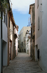 Image showing Old buildings in Denia