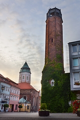 Image showing Oldtown with town hall in Kozuchow