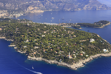 Image showing Panorama of Saint Jean Cape Ferrat, French Riviera, France