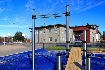 Image showing Kirkonkylan Koulu School and Sports Yard