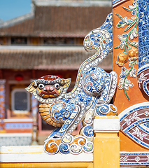 Image showing Van Mieu Confucius Temple in Hoi An, Vietnam