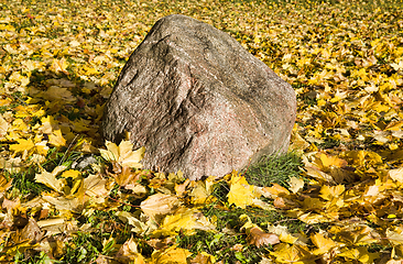 Image showing a large stone