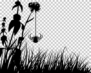 Image showing Meadow silhouette