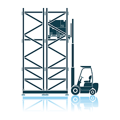 Image showing Warehouse Forklift Icon