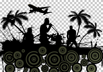 Image showing Grunge music style