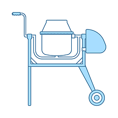 Image showing Icon Of Concrete Mixer