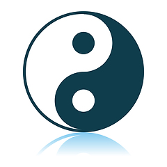 Image showing Yin And Yang Icon