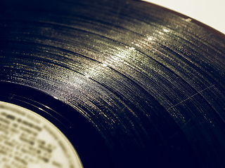 Image showing Vintage looking Record