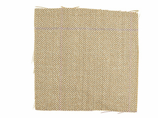 Image showing Vintage looking Brown fabric sample