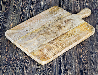 Image showing old wooden cutting board