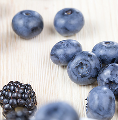 Image showing blueberry berries