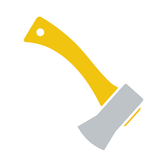 Image showing Icon Of Camping Axe