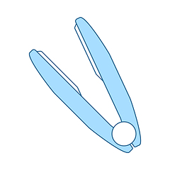 Image showing Hair Straightener Icon