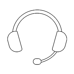 Image showing Headset Icon