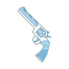 Image showing Revolver Gun Icon