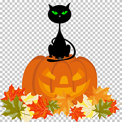 Image showing Happy halloween card