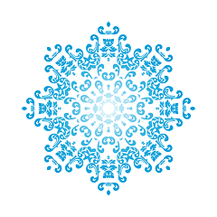 Image showing Circle Snowflake