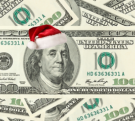 Image showing Dollar Santa