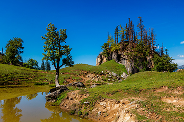 Image showing Indian Himalayan landscape in Himalayas