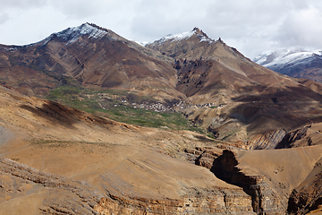 Image showing Village in Himalayas