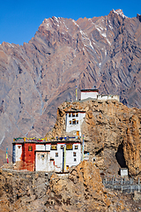 Image showing Dhankar gompa monastery . Himachal Pradesh, India