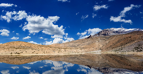 Image showing Mountain lake in Himalayas