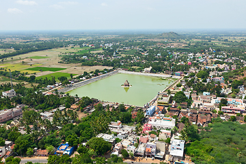 Image showing Temple Tank of Lord Bhakthavatsaleswarar Temple. Thirukalukundr