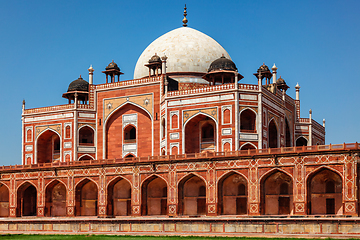 Image showing Humayun's Tomb in Delhi, India