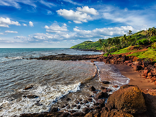 Image showing Anjuna Beach, Goa