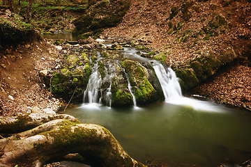 Image showing waterfall in Borzesti gorge