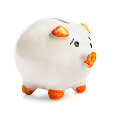 Image showing Piggy bank isolated