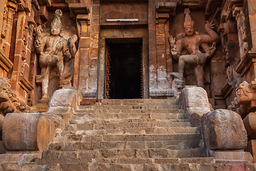 Image showing Entrance of Brihadishwara Temple. Tanjore (Thanjavur)