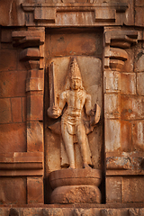 Image showing Bas relief. Brihadishwara Temple, Tanjore