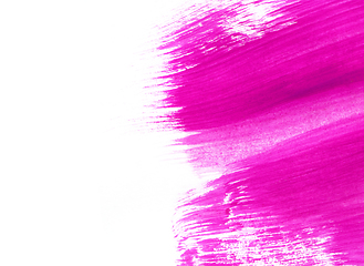 Image showing Pink hand drawn texture on white background