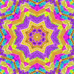 Image showing Bright abstract colorful pattern