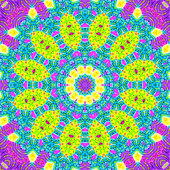 Image showing Bright abstract colorful pattern