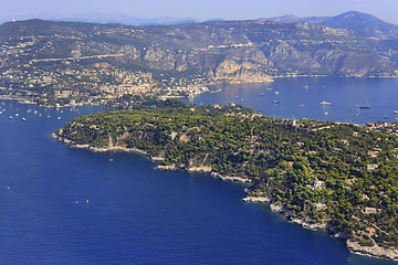 Image showing Panorama of Saint Jean Cape Ferrat, French Riviera, France 