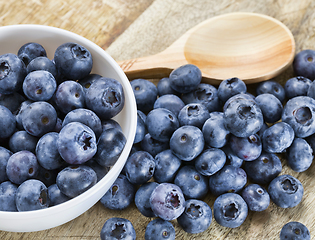 Image showing Blueberries on the table