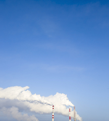 Image showing smoke from the chimney